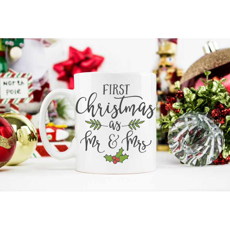 Tasse à café & mme first christmas as mr