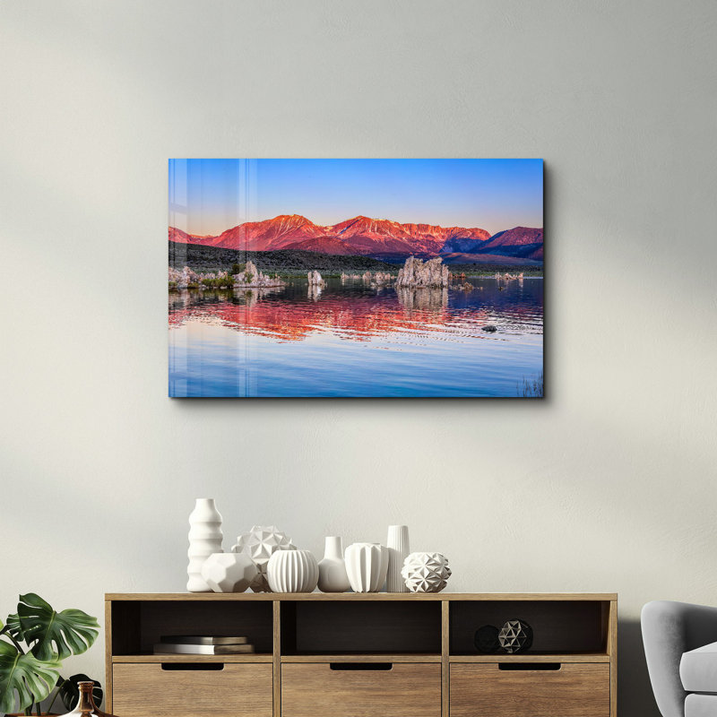 Peinture décorative en verre trempé