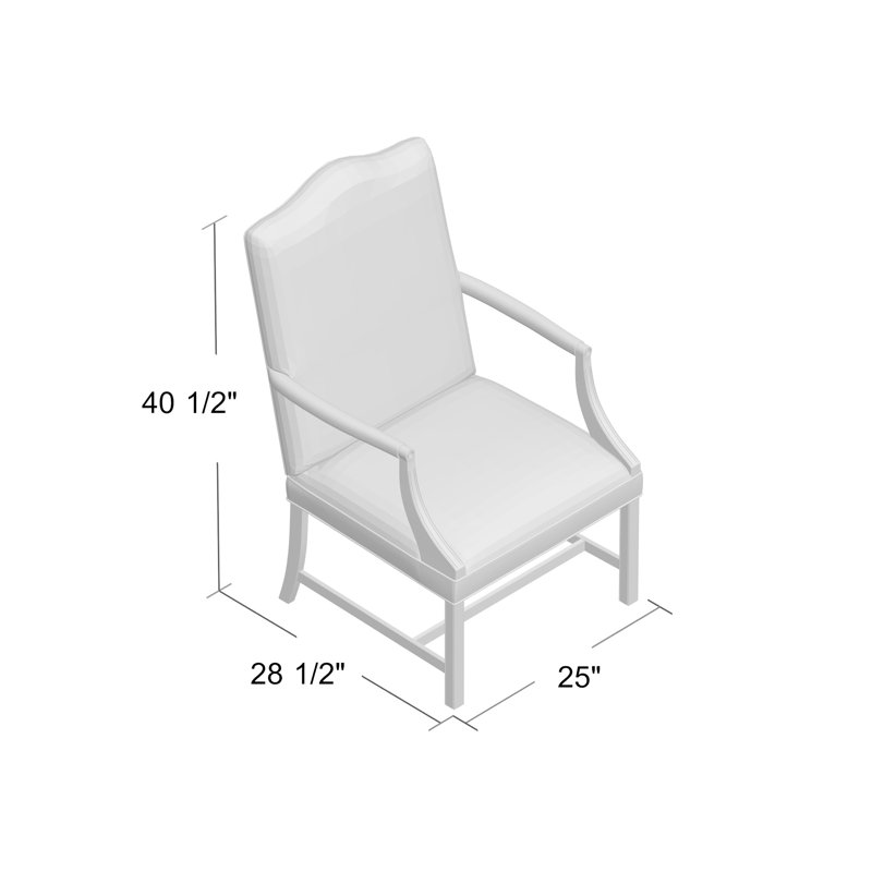Cabot Upholstered Armchair, Oasis (9508 97), Walnut