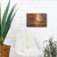 Art mural en métal luxueux «Yellow Bird» par Bebe Keith, 16 po x 12 po