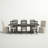 Dumfries 8 - Person Solid Wood Top Double Pedestal Dining Set