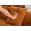 Canapé modulaire en L éponge à compression complète Boneless LY-022, méridienne modulaire en chenille, 30D haute densité pour le salon en appartement, 900 lb-409958905