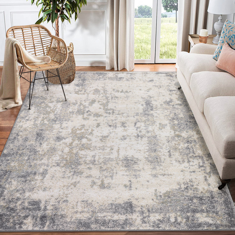 Tapis Shrout avec envers antidérapant, Rectangle 5 pi 3 po x 7 pi 3 po