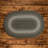 Bordered Machine Made Handwoven Wool Area Rug in Gray/White-938226515