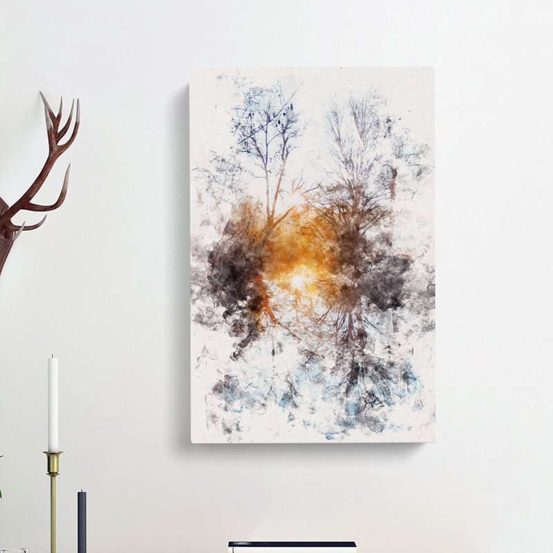Trees - Wrapped Canvas Graphic Art Print, 91cm H x 60cm W x 4cm D