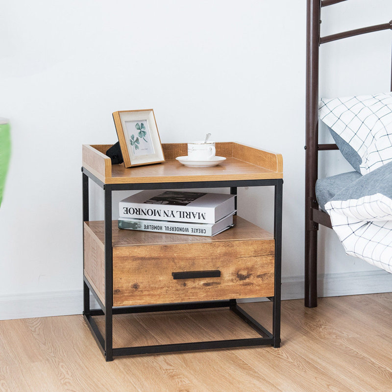 Table de chevet 1 tiroir en bois