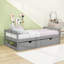 Lit plateforme simple avec 2 tiroirs Yolanthe-87905033