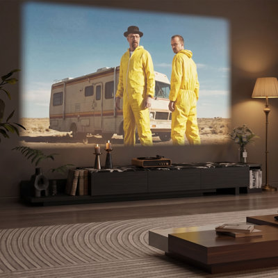 Meuble télé 70,8 po avec plateau en faux marbre noir asymétrique et rangement multi-tiroirs 300 LBS pour meuble télé avec téléviseur de 75 po ou plus