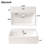 20.3'' Modern Bathroom Vanity With Ceramic Sink-1580215966