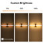 Luminaire de salle de bain 24 po à DEL à intensité variable avec 3 couleurs réglables-516942083