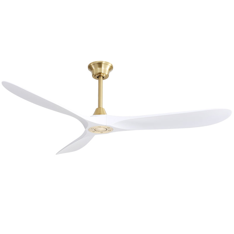Ventilateur de plafond moderne à 3 pales avec télécommande Nicola, null