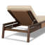 Brio Outdoor Teak Chaise Lounge