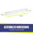 11.5'' Rectangle Tempered Glass Fire Pit Accessory-56095857