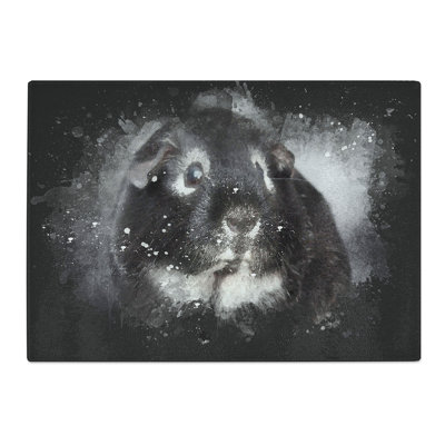 Guinea Pig Paint Splash Chopping Board