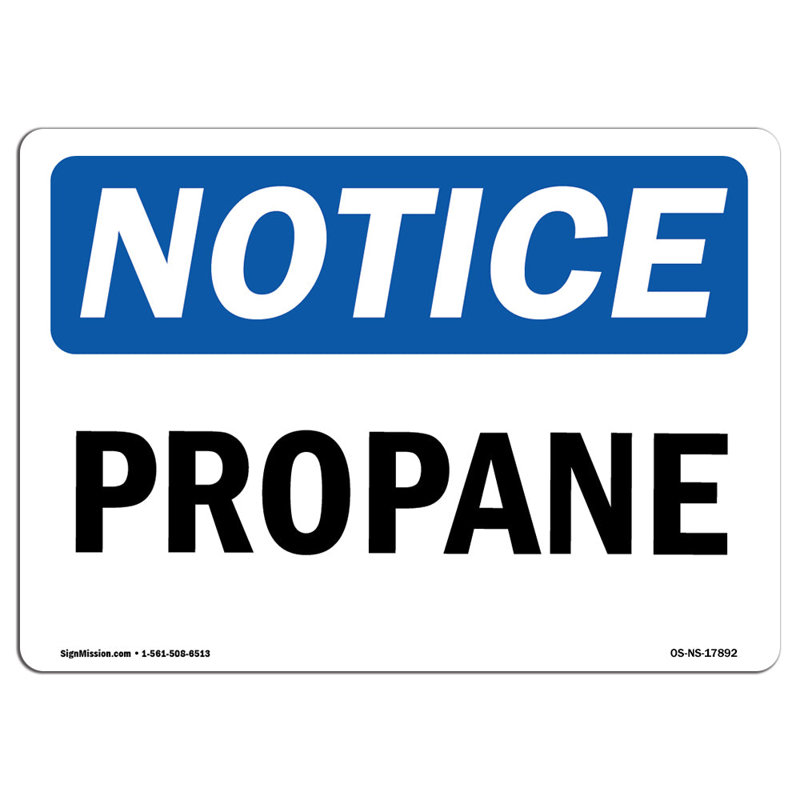 Plaque en aluminium au propane 12 x 18