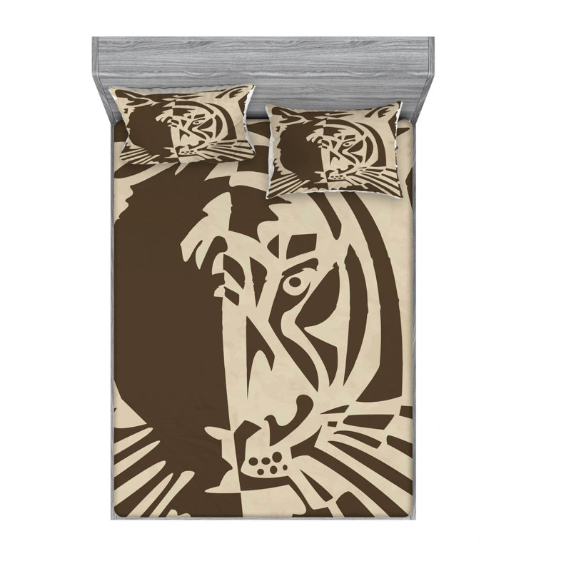 Microfiber Sheet Set, Queen Sheet Set with Fitted Sheet