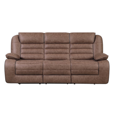 LUCIUS BROWN RECLINING SOFA
