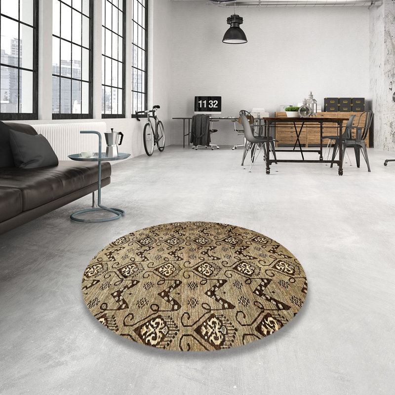 Tapis abstrait 412, Rond 8 pi