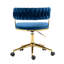Pia Ricco Velvet Task Chair-481248890