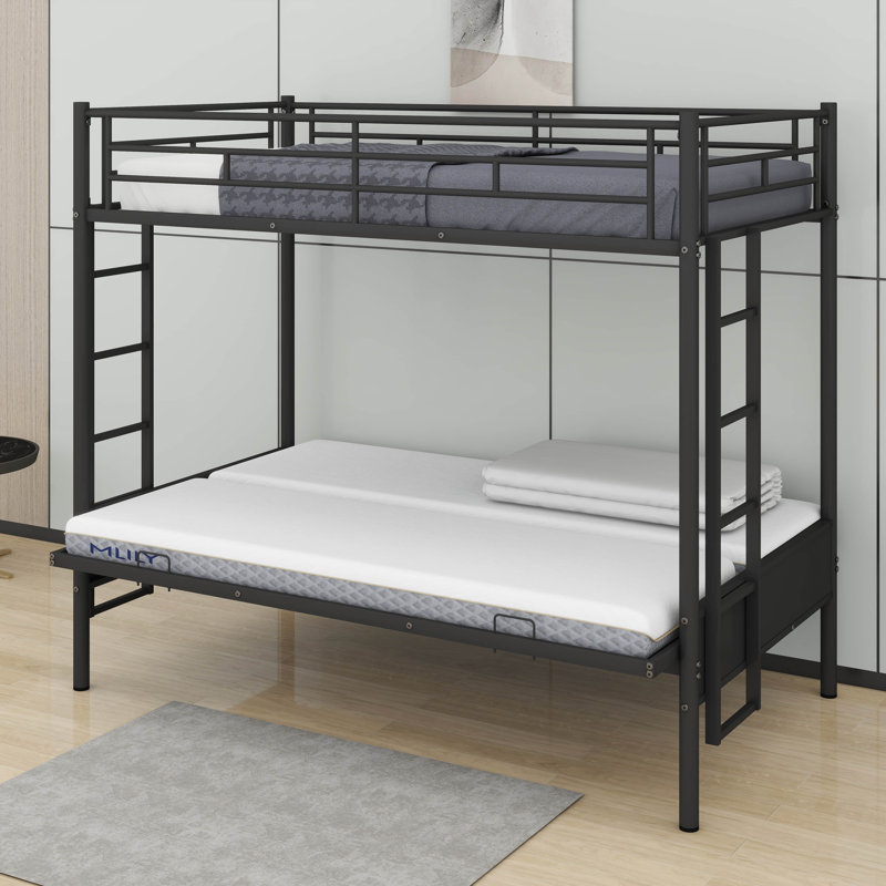 Twin Over Full Metal Bunk Bed, Multi-Function