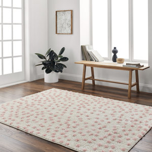 Harrisonburg Shag/Pink Area Rug