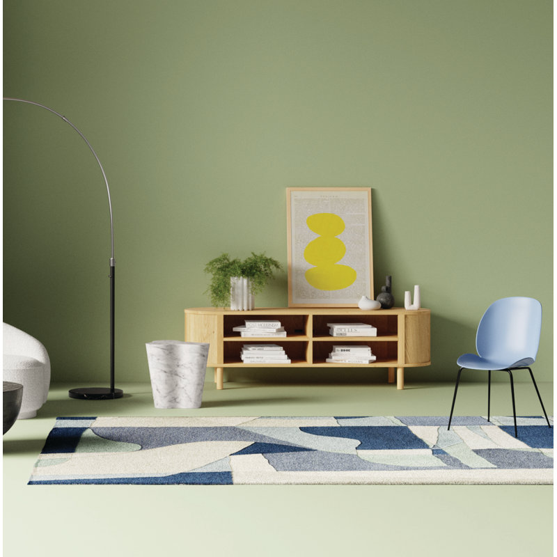 Gaye Wool Geometric Indoor Rug, Rectangle 9' x 12'