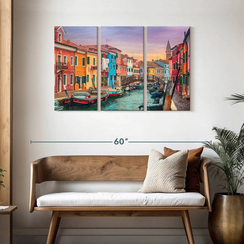 Rorry Dusk In Burano, 28" H x 45" W