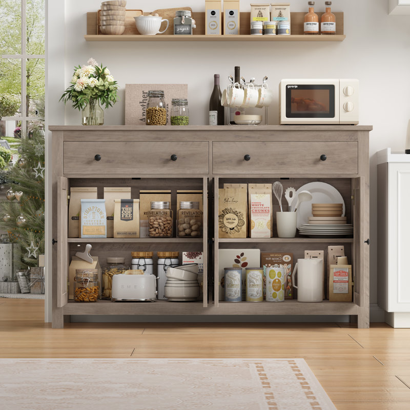 55.1'' Sideboard, Rustic Brown