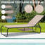 Chaise longue d'extérieur en métal 67 po (ensemble de 2)-1345407619