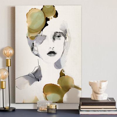 «Gold and Gray Exploration IX», reproduction d'art sur toile