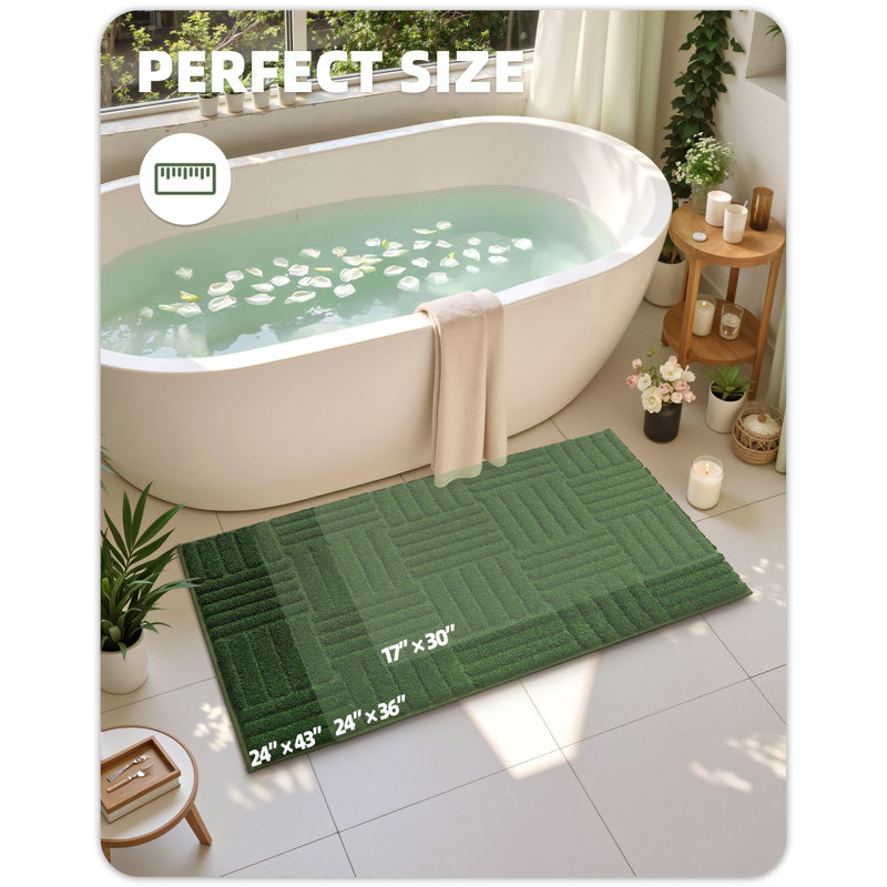 Tapis de salle de bain, Simple - L 36 po x l 24 po