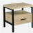 Yawan Oak & Black Finish Accent Table