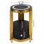 Table de chevet ronde à DEL avec station de charge sans fil 13,78 x 25,59 po ((D * H)-1378955888
