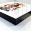 Decorative key box for wall, Opens to the right, 30x30x5, White, The clock tower with the British flag in the background, 