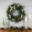 Couronne de Noël artificielle épinette bleue non éclairée-83824997