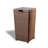 Nestl 35 Gallon Wicker Rattan Outdoor Trash Can-87360402