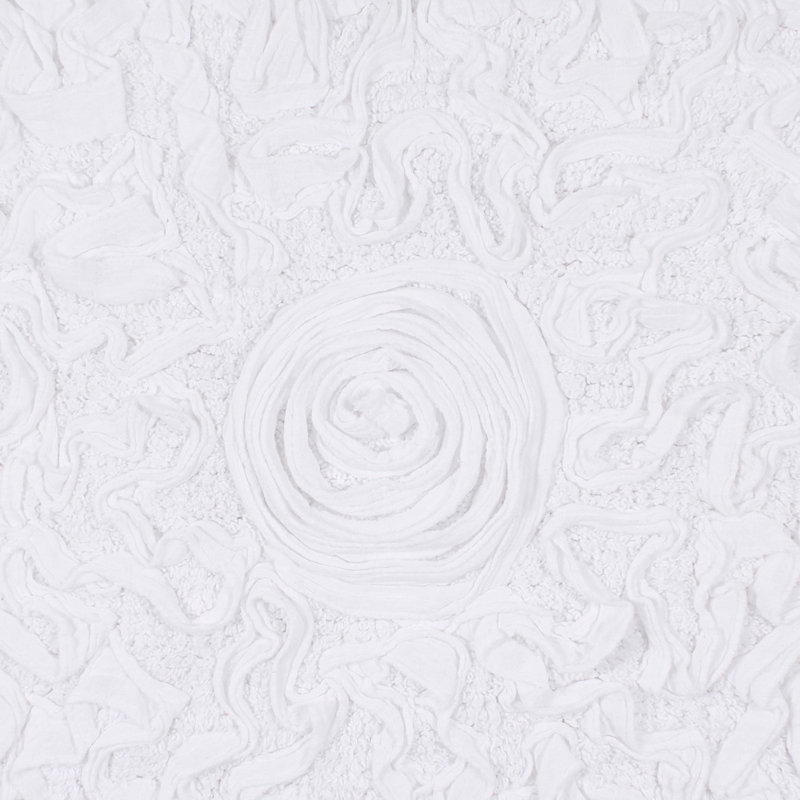 Ensemble de tapis pour salle de bain Freida, Blanc