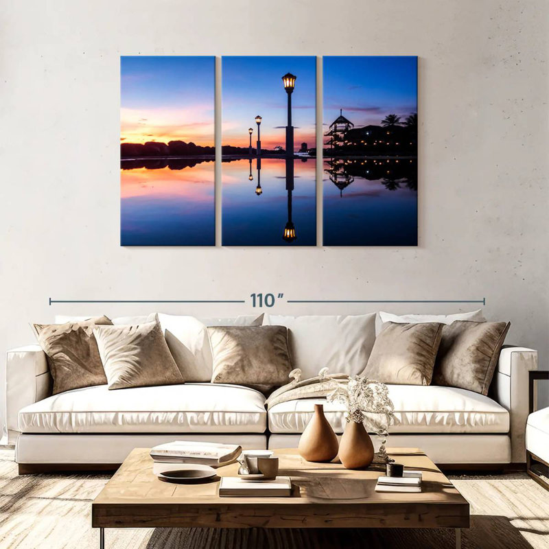 Gillard Curacao Urban Seascape, H 48 po x l 74 po