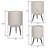 Avery Round Metal Modern Indoor Pot Planter Set