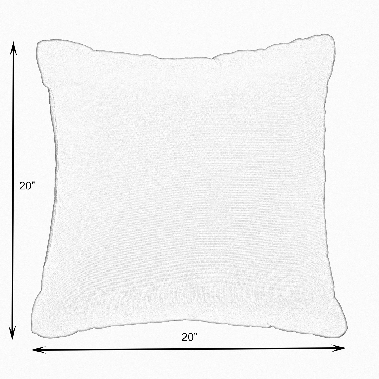 Greer Sunbrella® Throw Pillow, 20" x 20", Dupione Sand