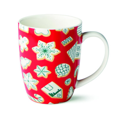 Ensemble de 6 tasses de Noël en épinette des Fêtes - Six tasses de Noël assorties de 14 onces, enveloppant chaque boisson chaude des Fêtes d'une couleur festive audacieuse et d'une joie graphique saisonnière ludique.