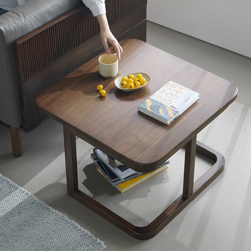 Solid wood multi-functional creative tea table