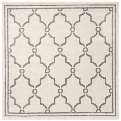 Ariyha Geometric Ivory/Grey Area Rug