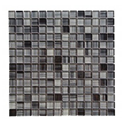 Handicraft 12 in. x 12 in. Stained Glass Straight Edge Square Mosaic Wall Pool & Floor Tile