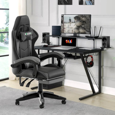Reclining Game Chair With Footrest