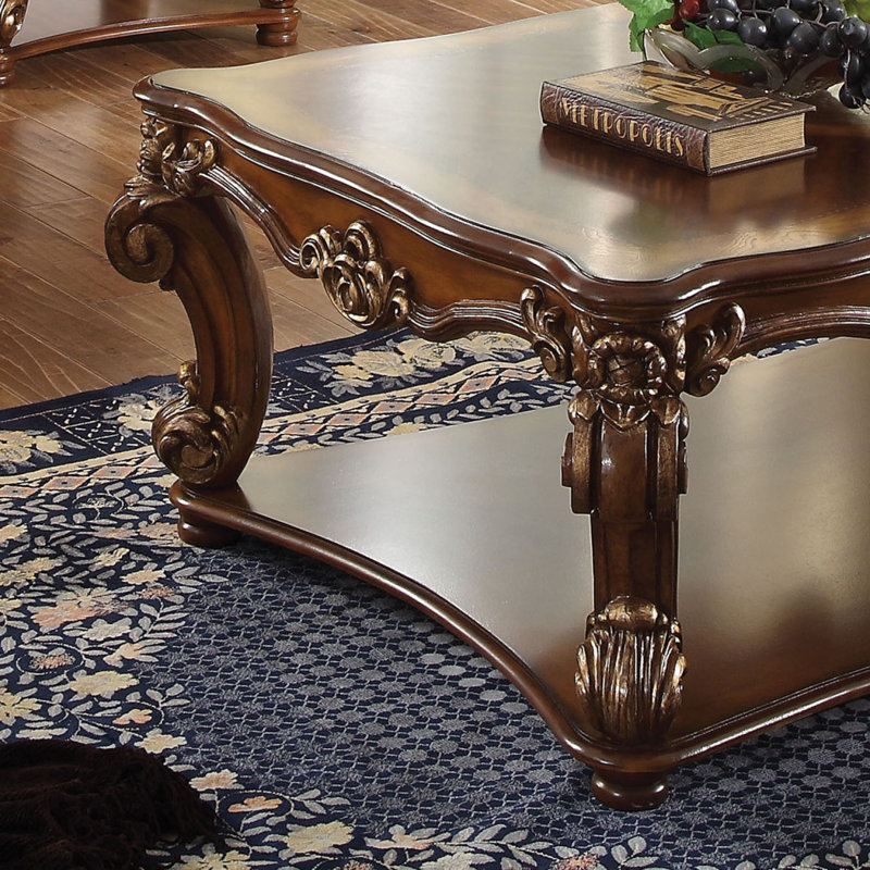 End Table With Bottom Shelf