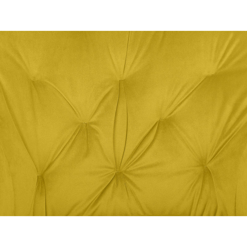 Bowlan Velvet Conference Chair, Yellow