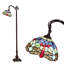 Lampe sur pied en arche 60" libellule tiffany Ostby
