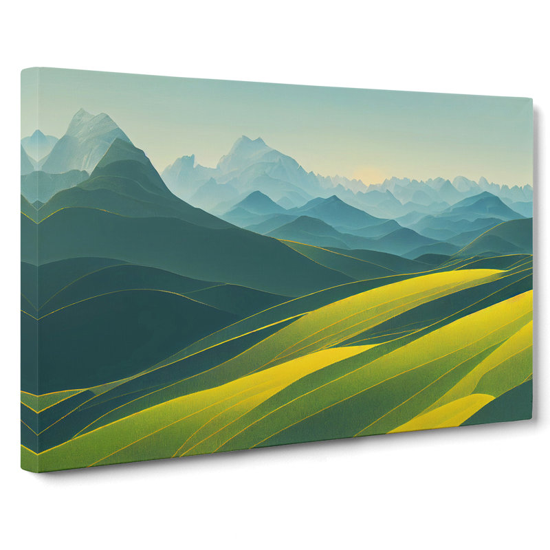 Incredible Mountain Landscape - Wrapped Canvas, 35cm H x 50cm W