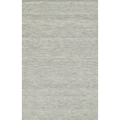 Tapis gris clair / sable en laine touffeté à la main Charton